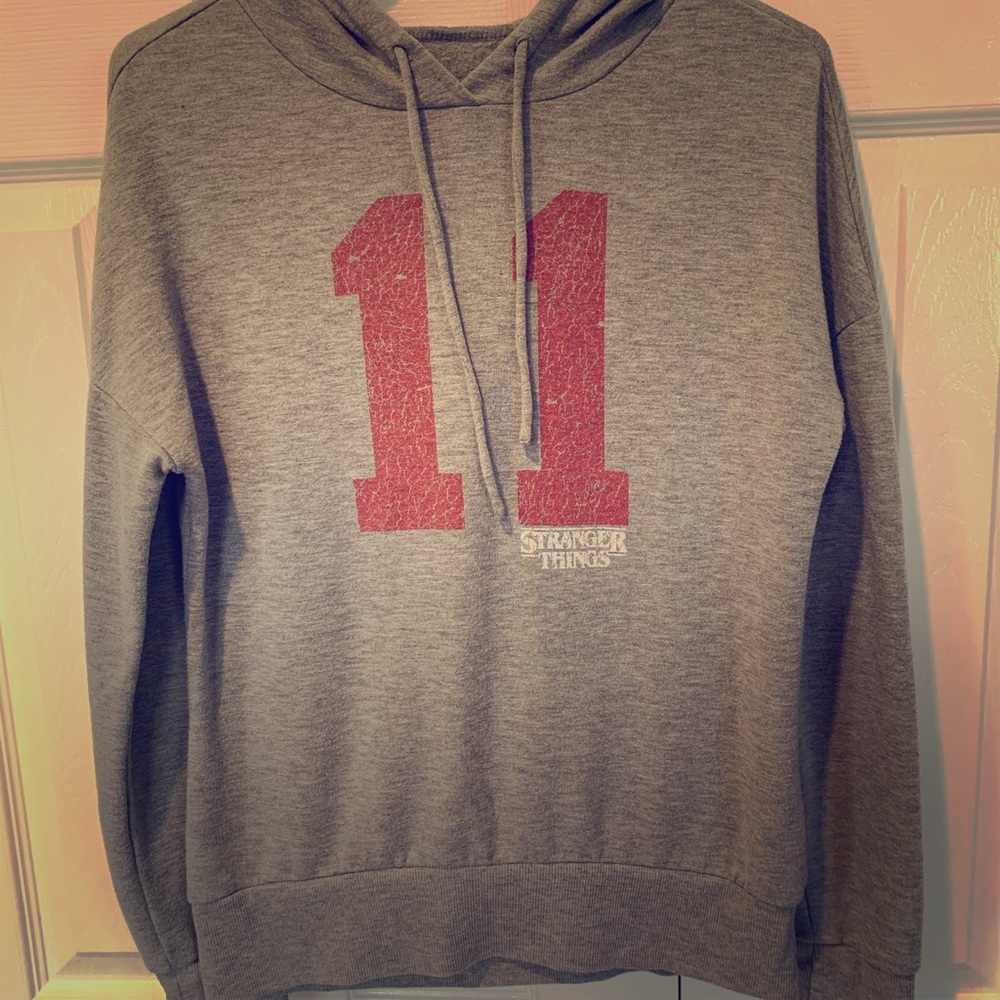 ⭐Stranger Things Long Sleeve Hooded Shirt